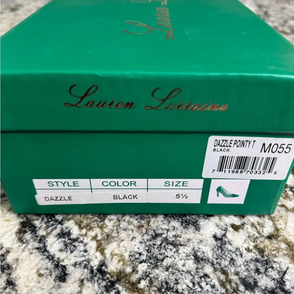 Lauren Lorraine Black Sequin‎ Heels